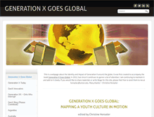 Tablet Screenshot of generationxgoesglobal.com